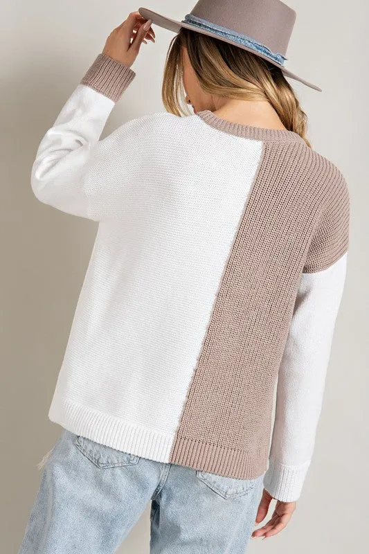 Coco Colorblock Knit Sweater