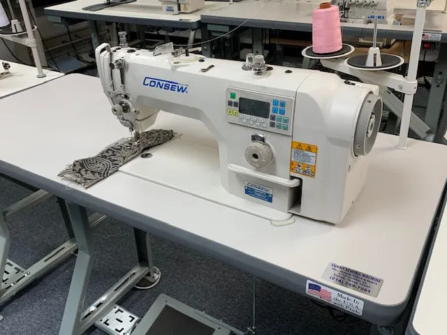 Consew 7360R-7DD High Speed Single Needle, Drop Feed Lockstitch Sewing Machine