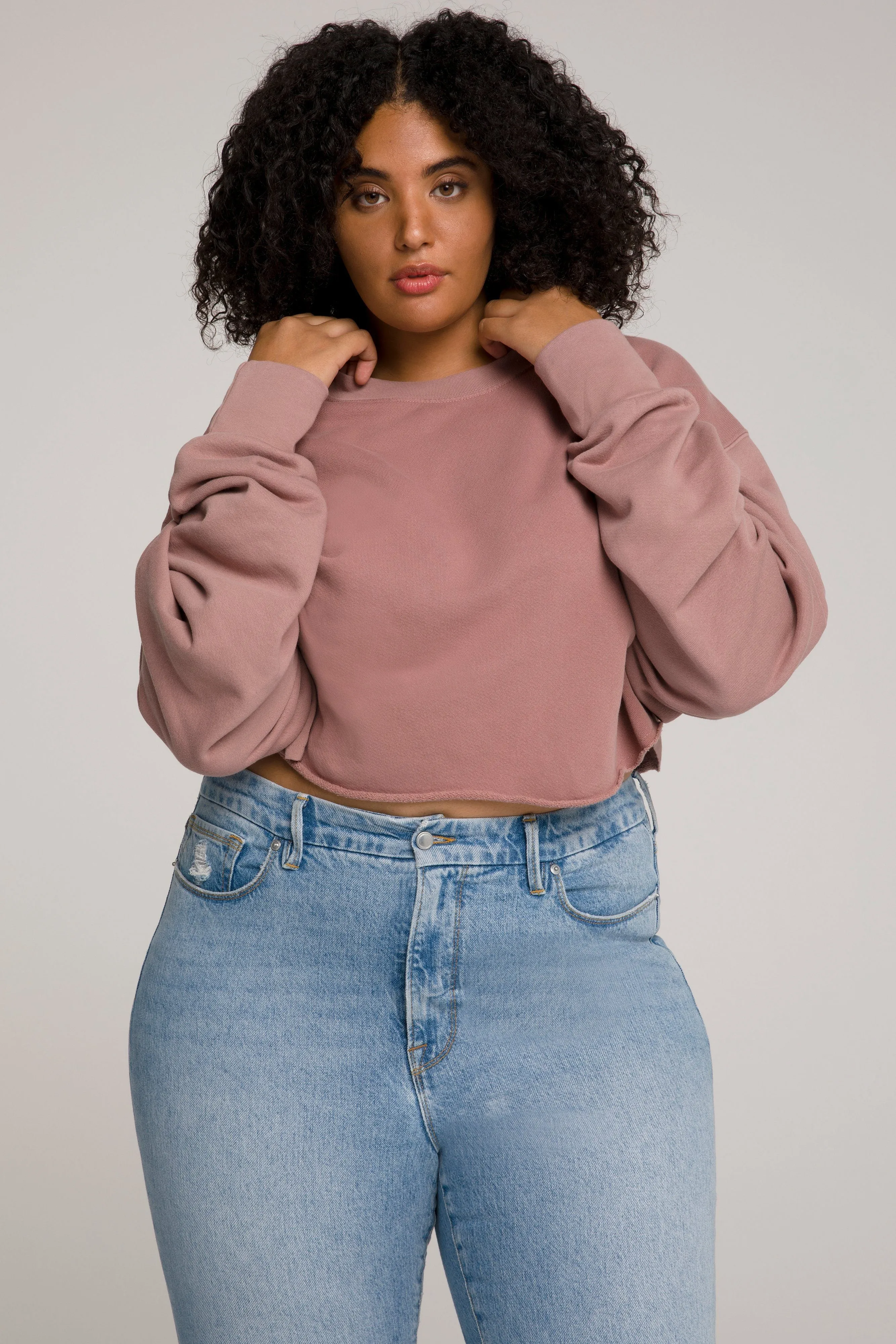 CROPPED & COOL SWEATSHIRT | DUSK001