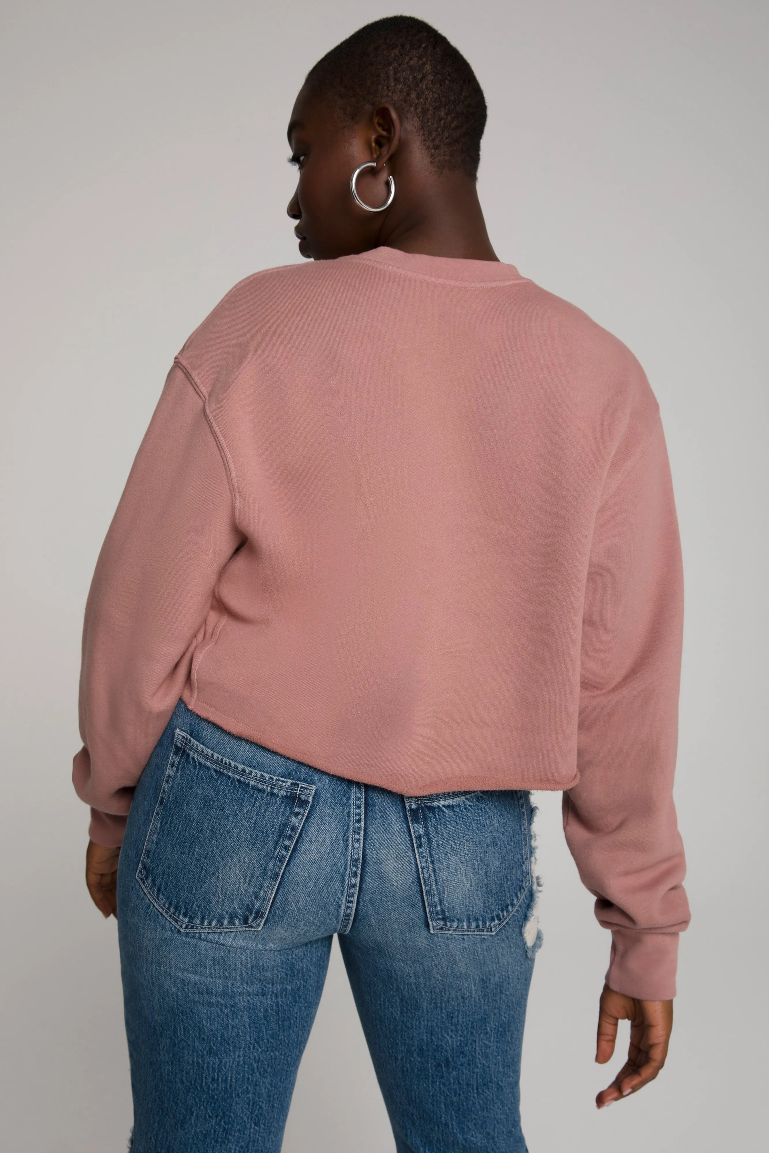 CROPPED & COOL SWEATSHIRT | DUSK001