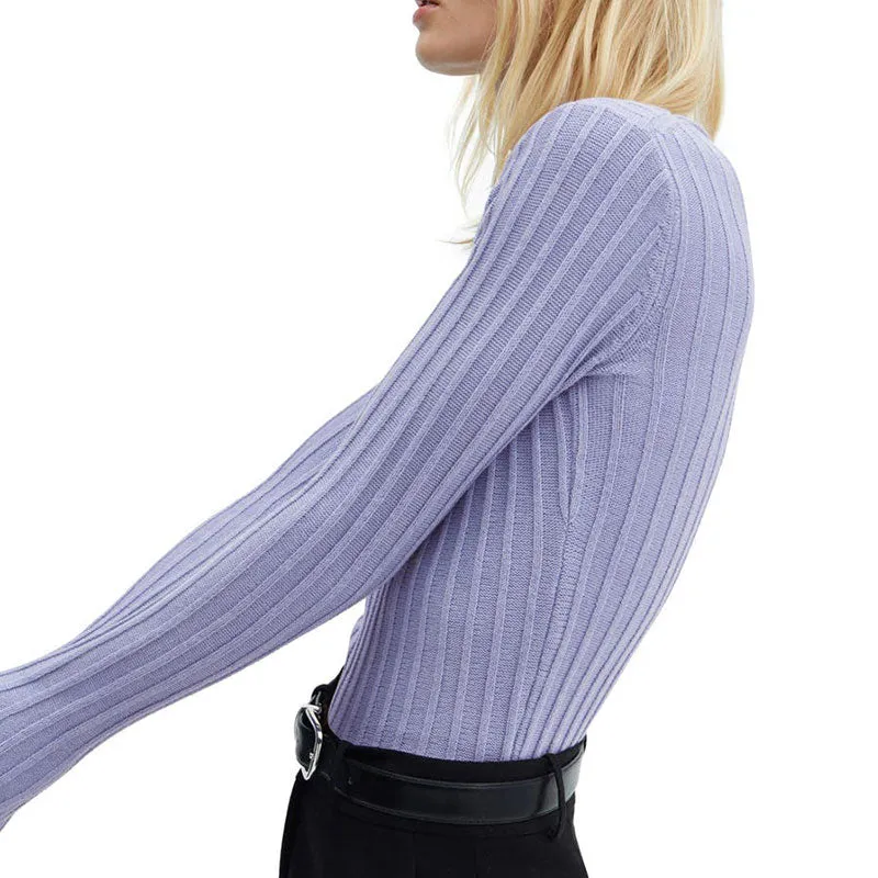 Custom Ribbed Knit Sweater | Premium Wool Blend Knitwear – OEM/ODM Manufacturer