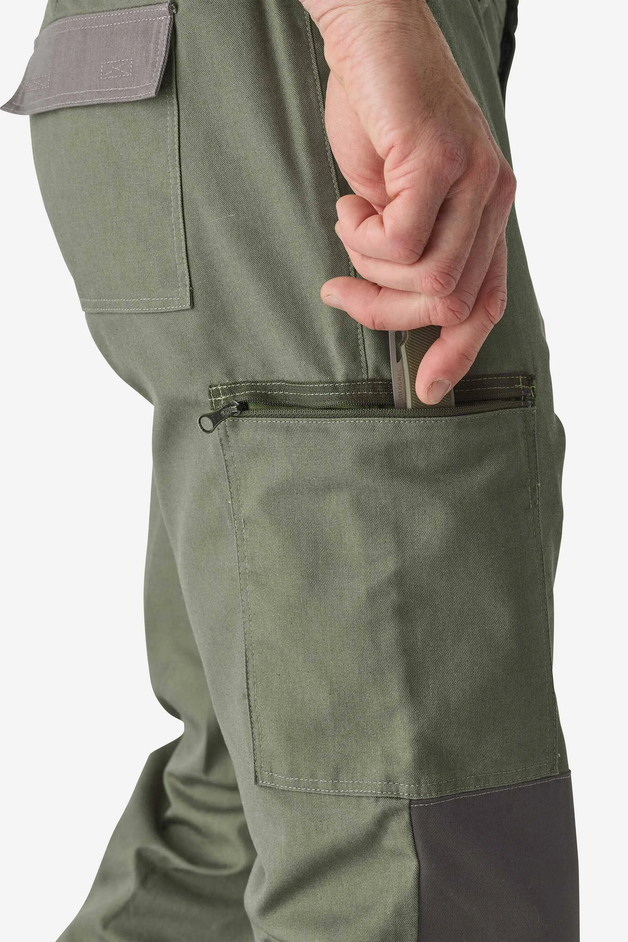 Cut Label Men's Classic Straight Fit Cargo Pants