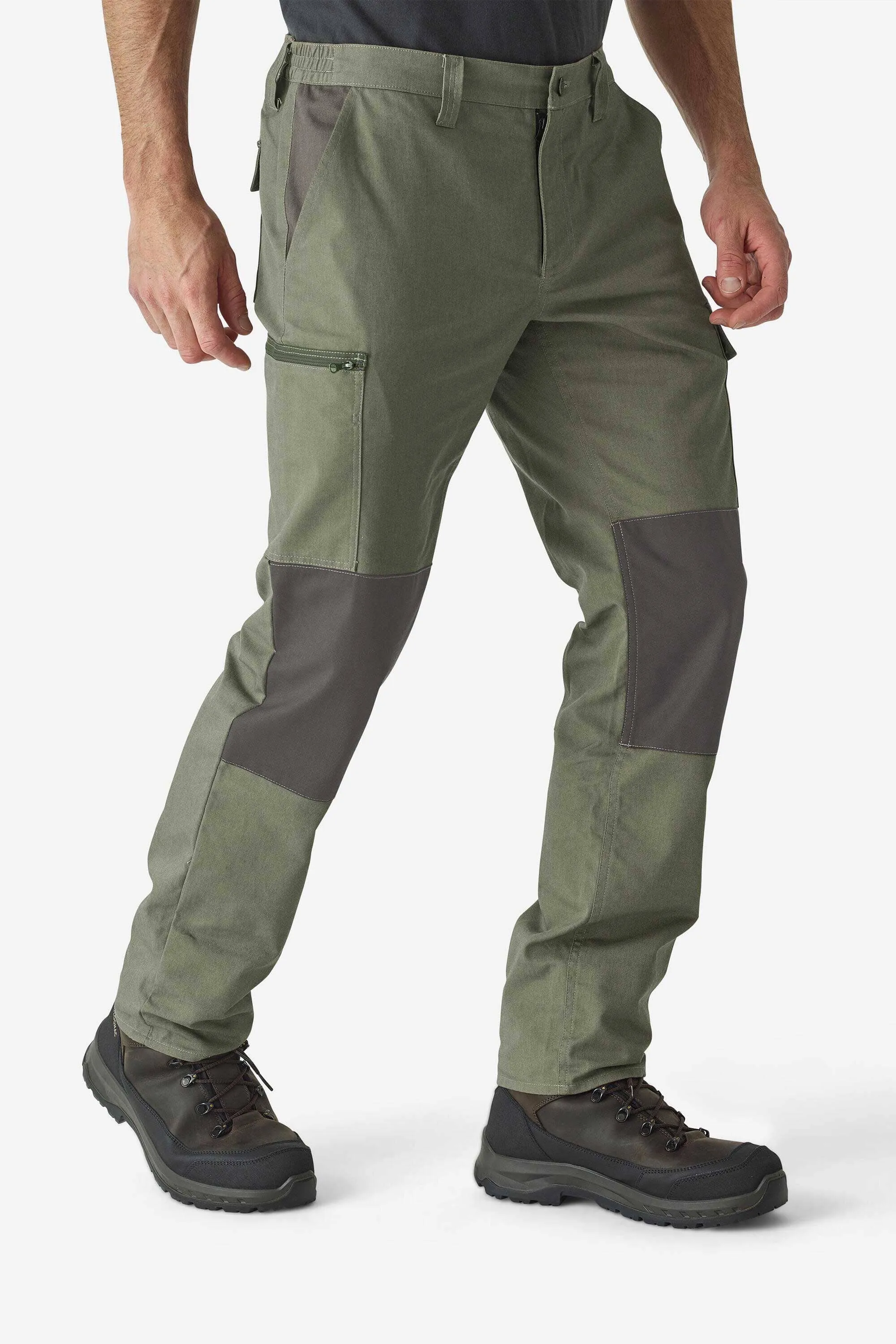 Cut Label Men's Classic Straight Fit Cargo Pants