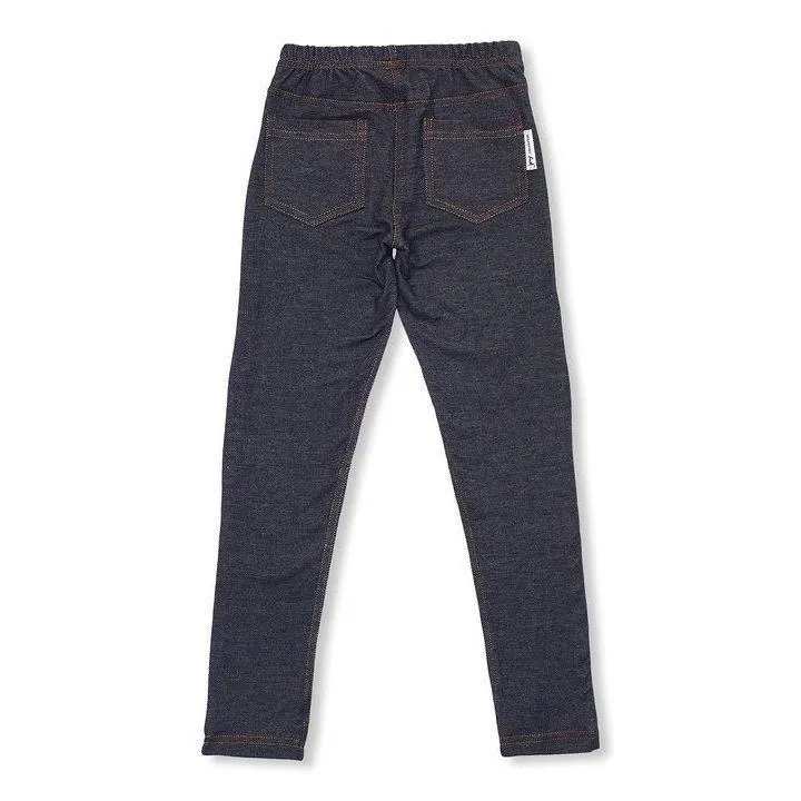 Denim-look Jeggings (Dark Blue) (4-6 Months)