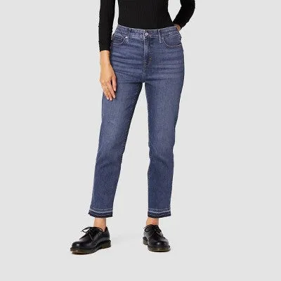 DENIZEN from Levi's Women's High Rise Straight Leg Ankle Jeans Heavyweight