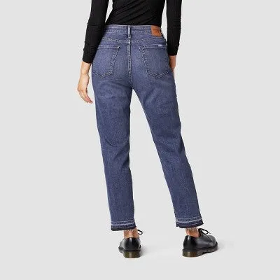 DENIZEN from Levi's Women's High Rise Straight Leg Ankle Jeans Heavyweight