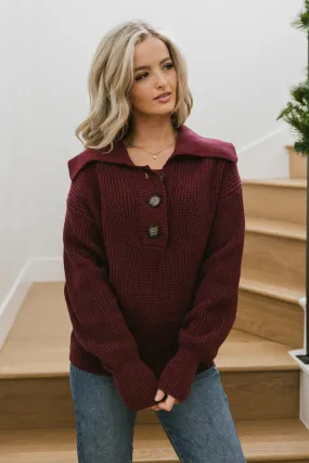 Diana Collared Sweater - FINAL SALE