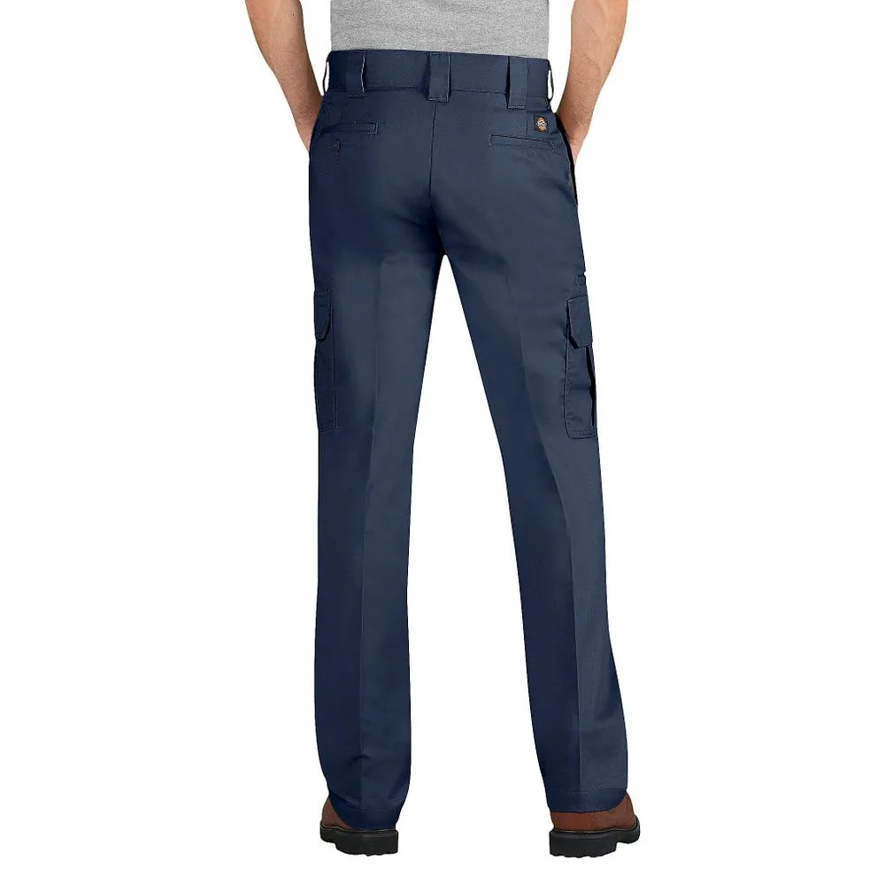 Dickies Men's FLEX Slim Fit Straight Leg Cargo Pants - Dark Navy 34x32