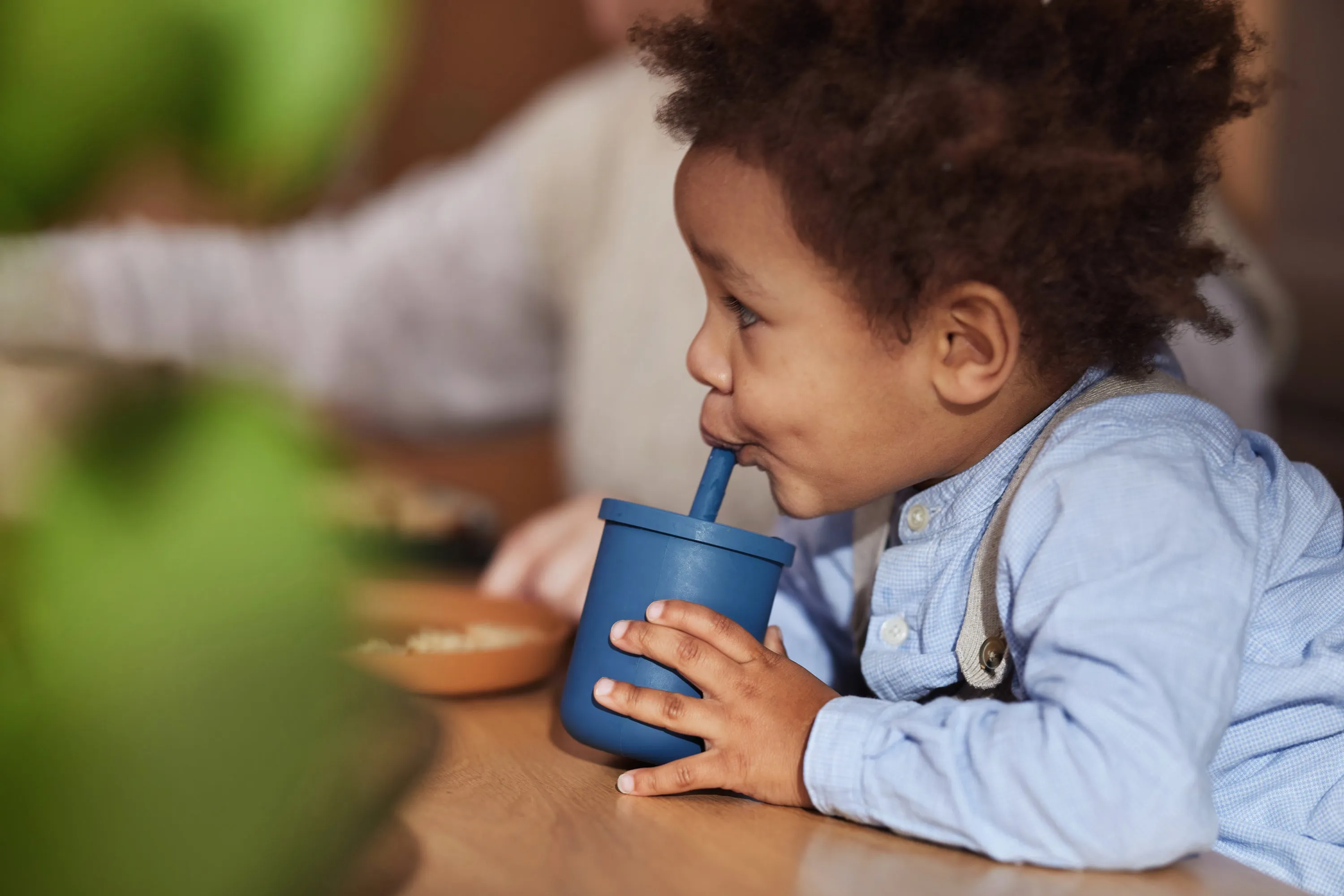 Drinking Cup Silicone - Jeans Blue