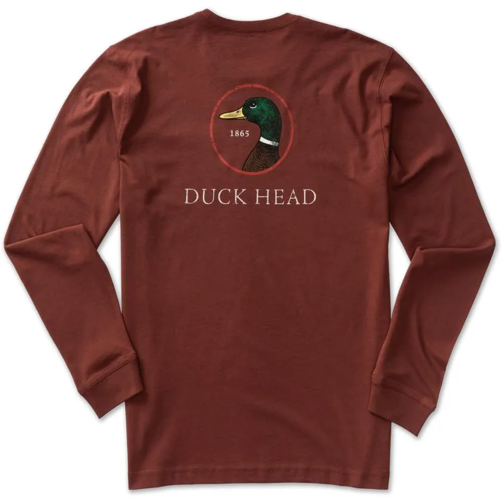 Duck Head Men's Duck Head Logo Long Sleeve T-Shirt