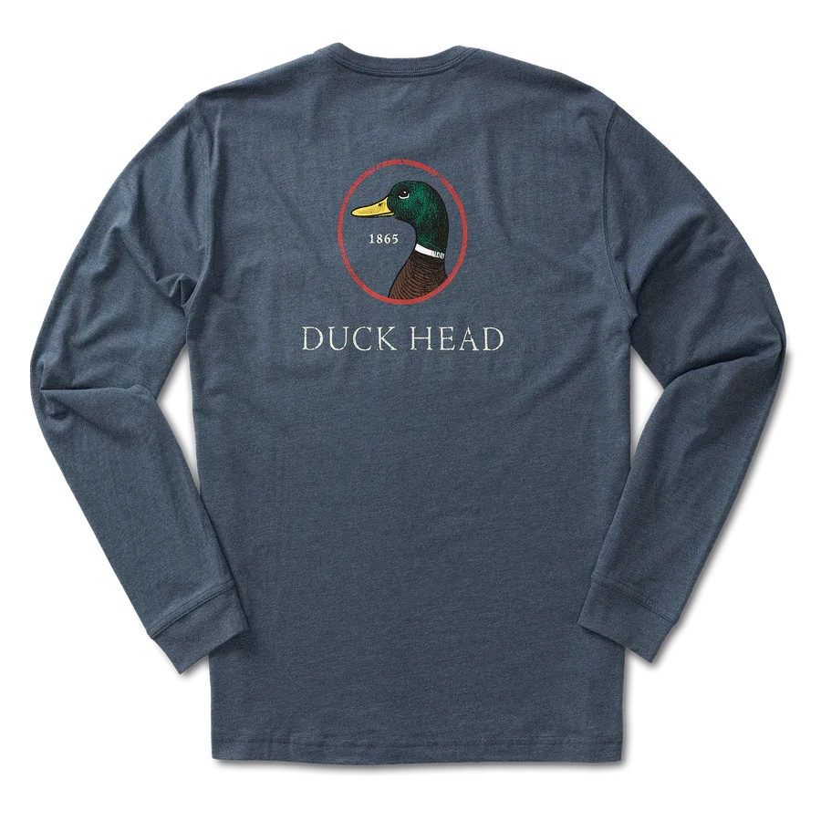 Duck Head Men's Duck Head Logo Long Sleeve T-Shirt