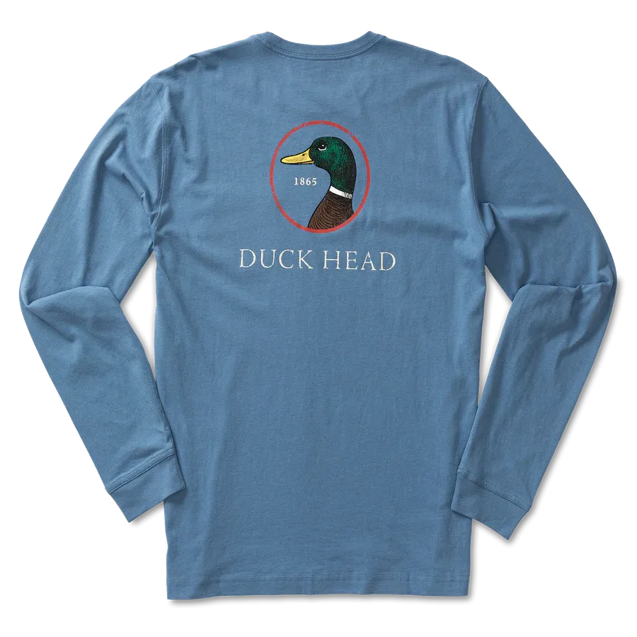 Duck Head Men's Duck Head Logo Long Sleeve T-Shirt