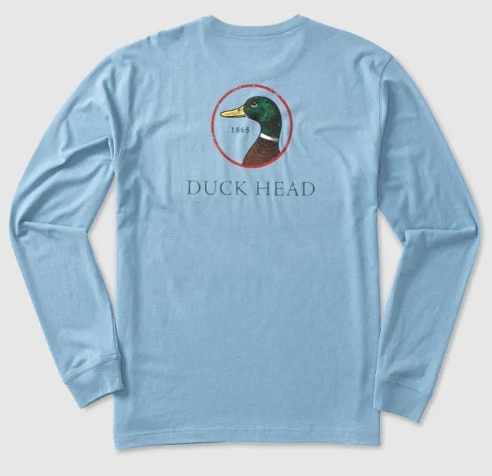 Duck Head Men's Duck Head Logo Long Sleeve T-Shirt