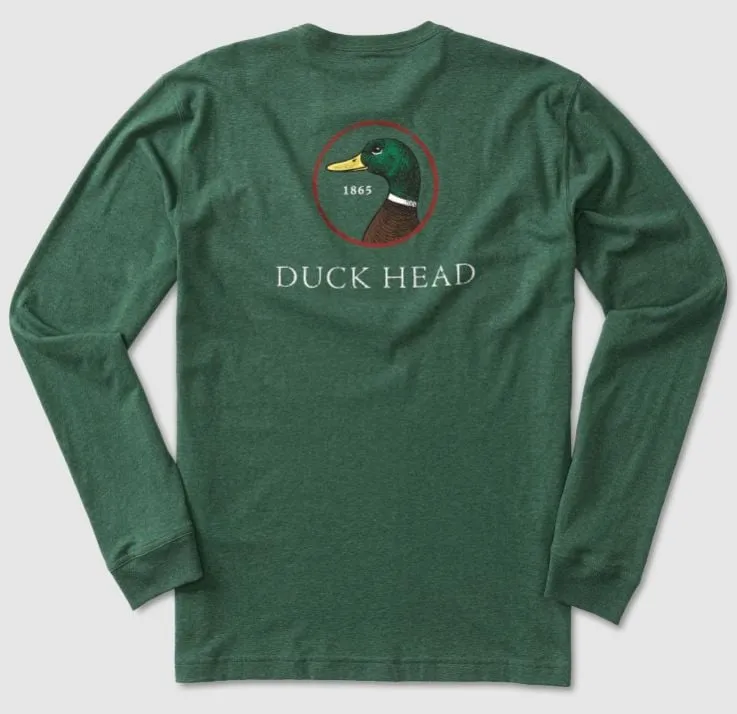 Duck Head Men's Duck Head Logo Long Sleeve T-Shirt