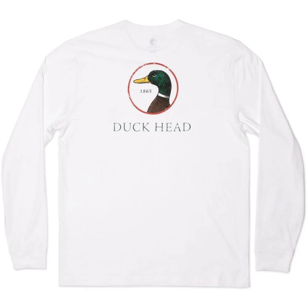 Duck Head Men's Duck Head Logo Long Sleeve T-Shirt