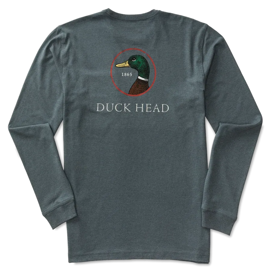 Duck Head Men's Duck Head Logo Long Sleeve T-Shirt