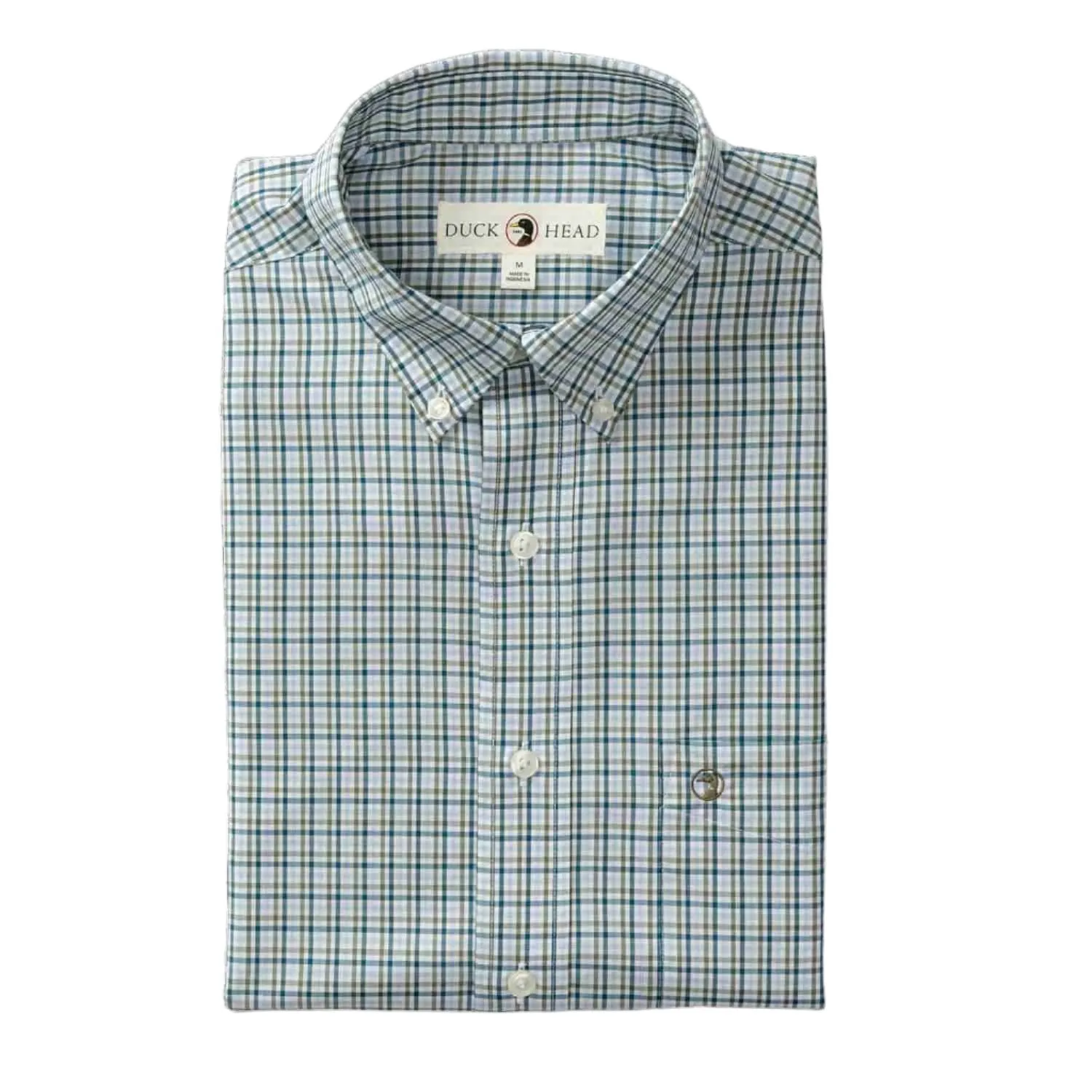 Duckhead Men's Benton Performance Plaid Long Sleeve Shirt