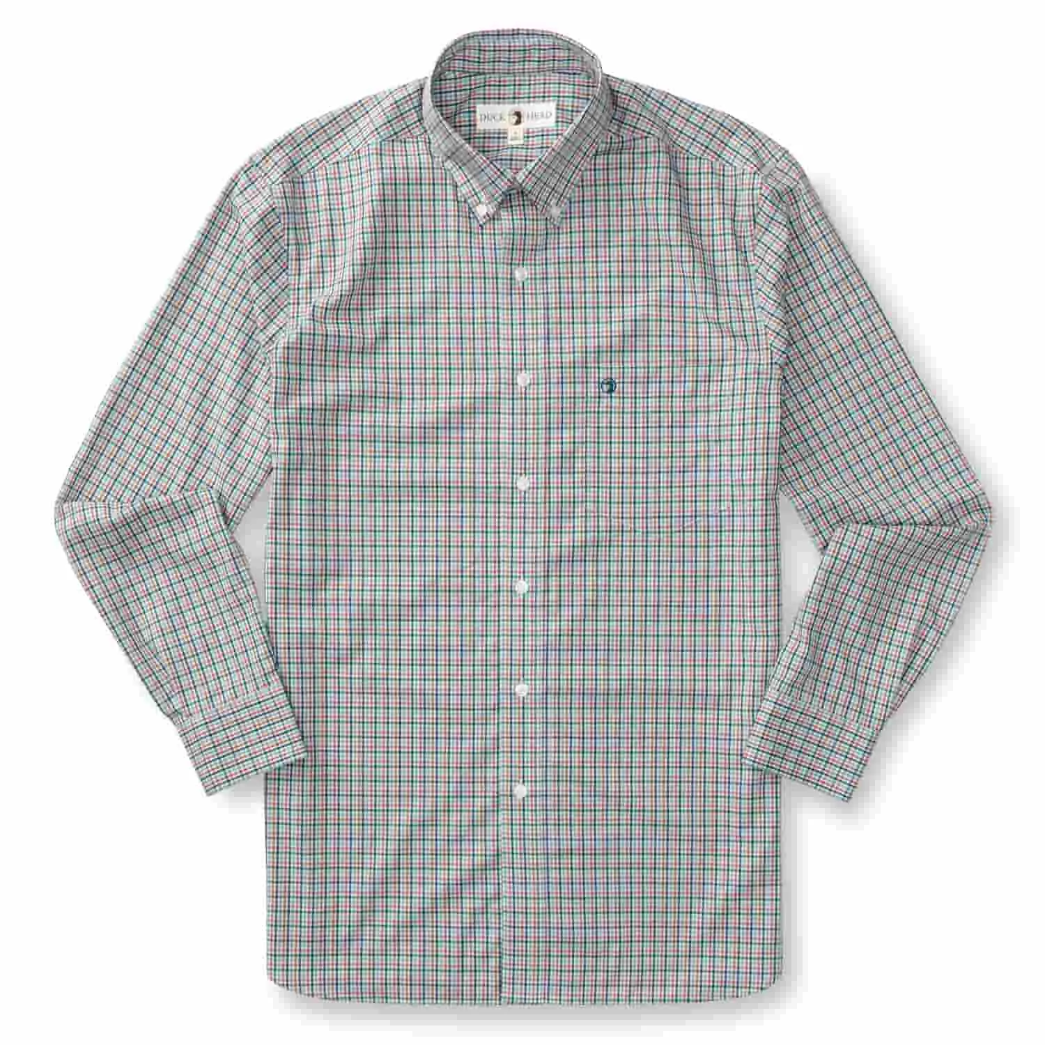 Duckhead Men's Benton Performance Plaid Long Sleeve Shirt