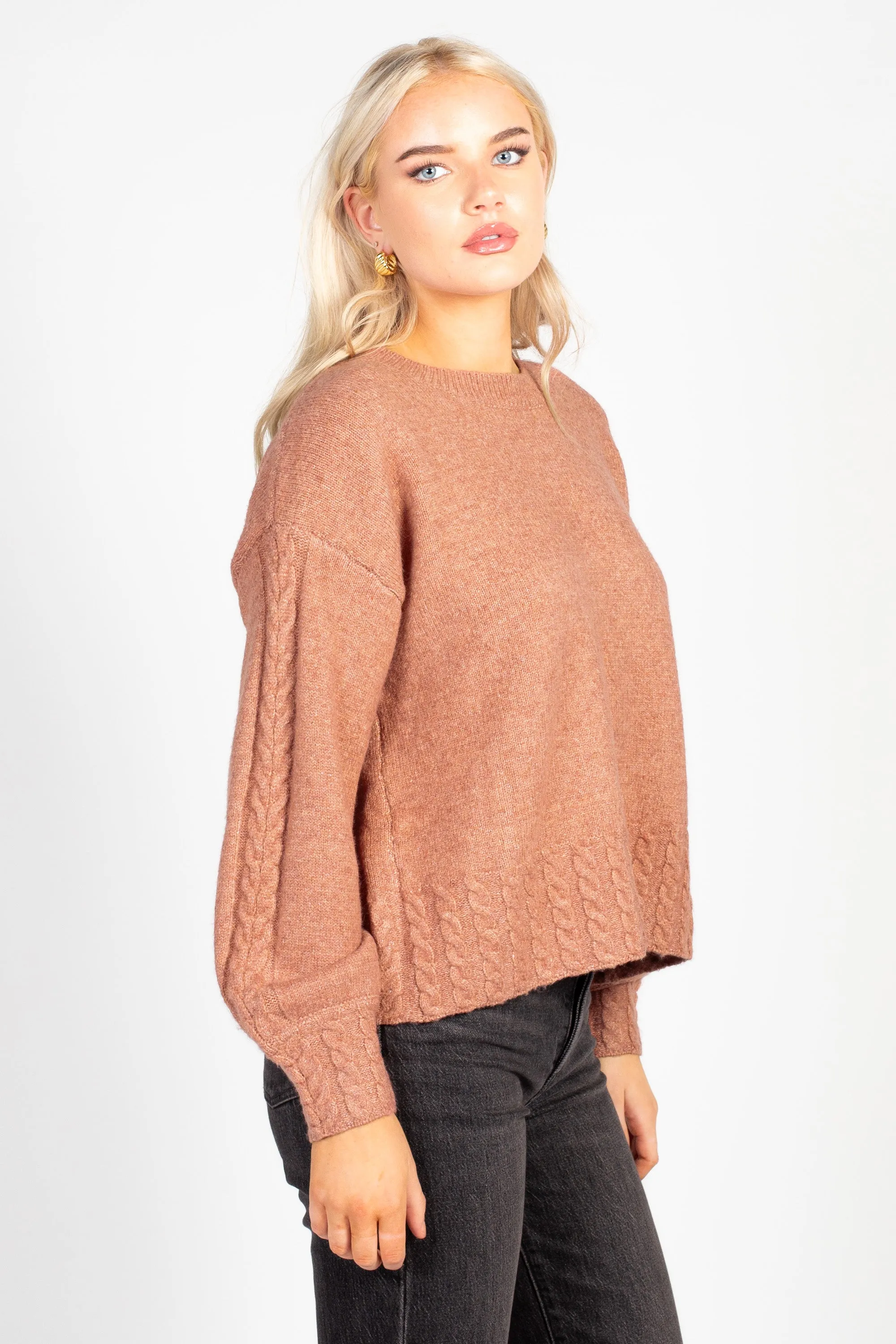 Edith Open Bow Back Knit Sweater