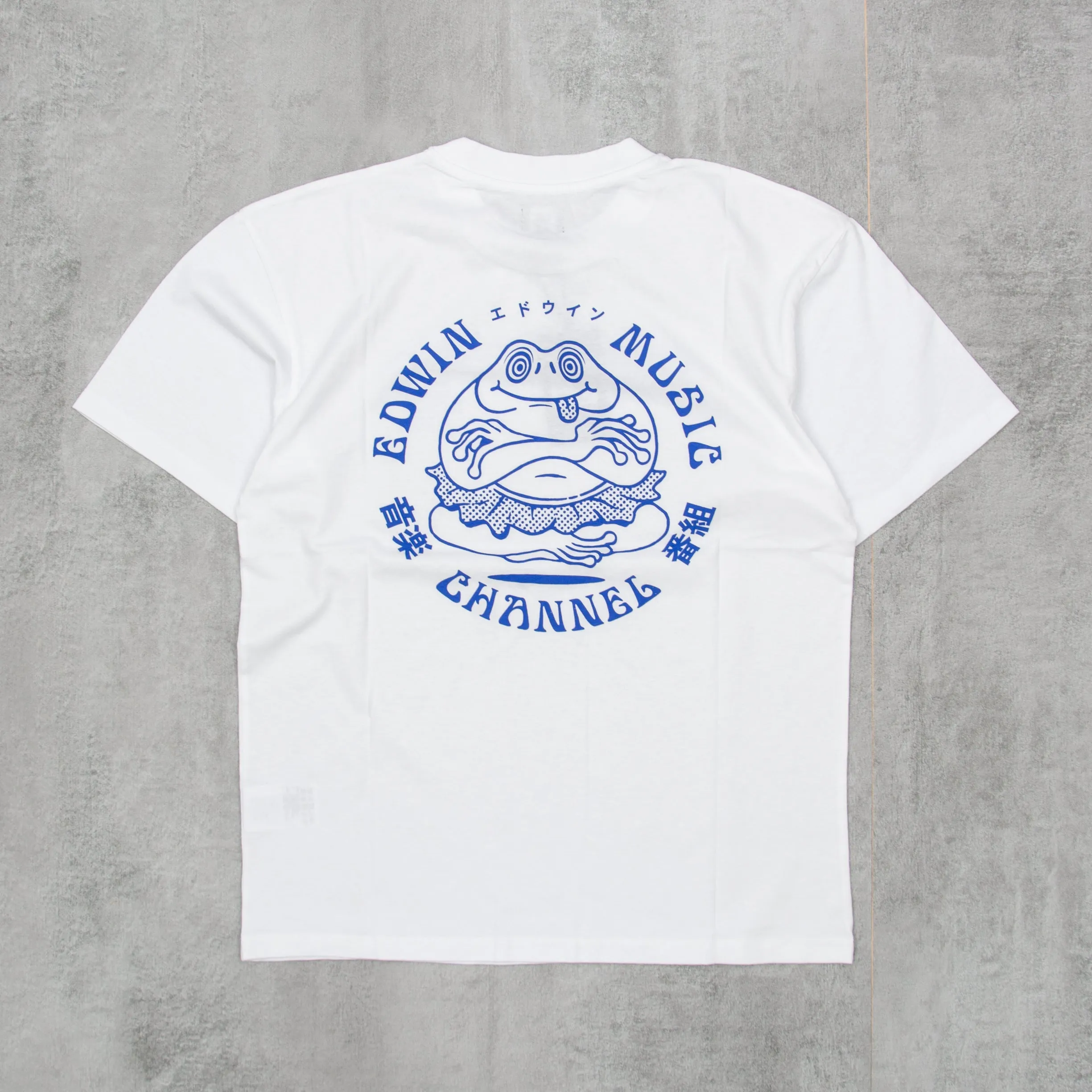 Edwin Music Channel S/S Tee - White