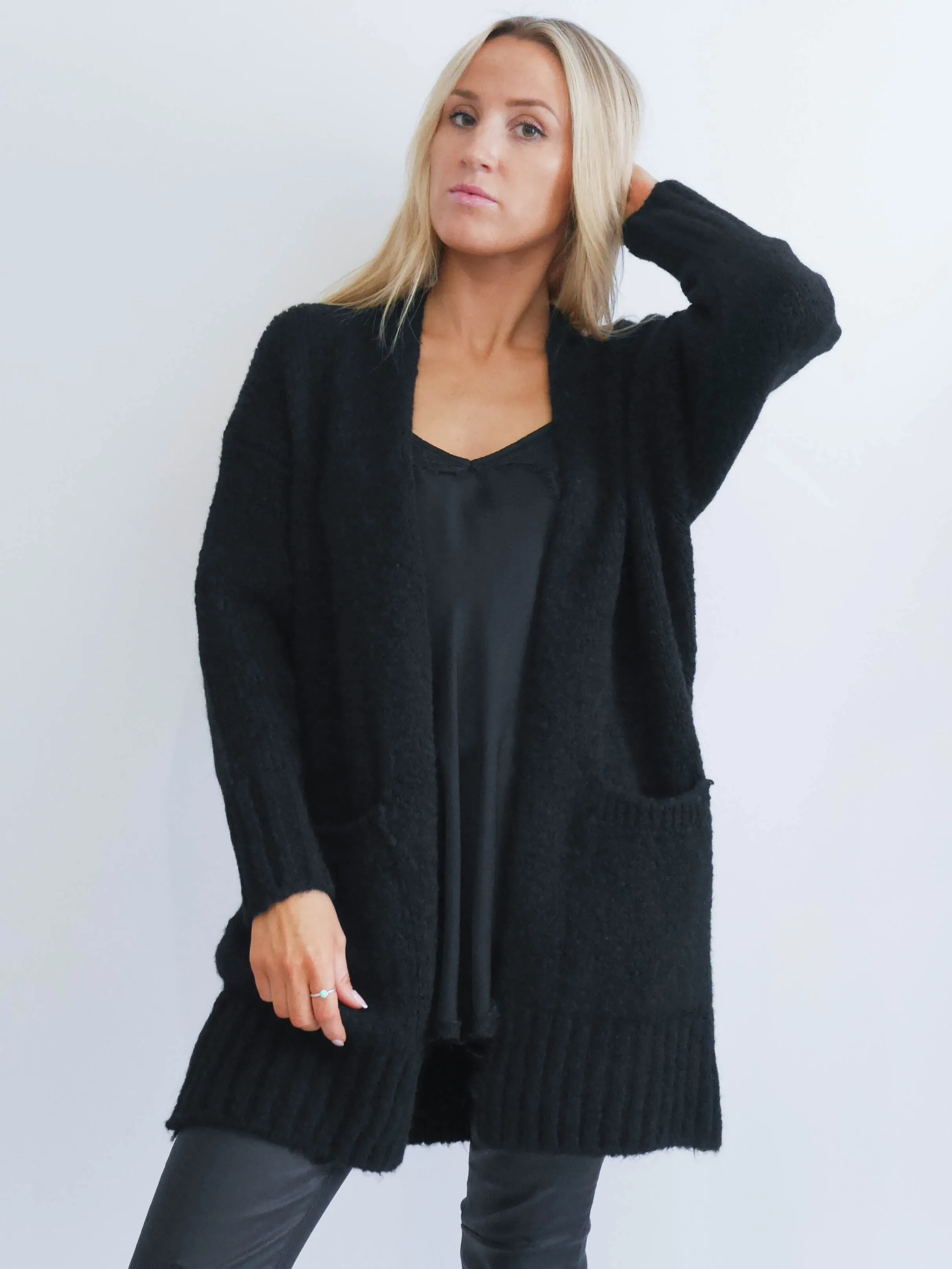 Elise Cardigan Black