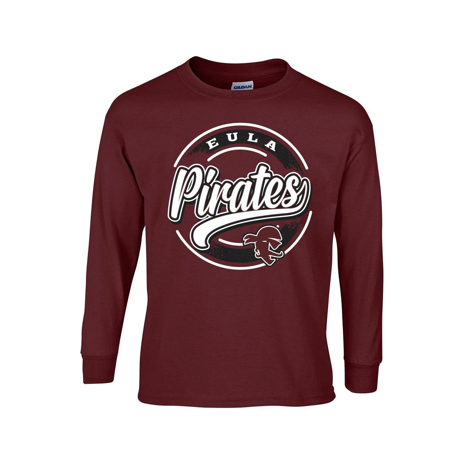 Eula Pirates - Circle Script Long Sleeve T-Shirt