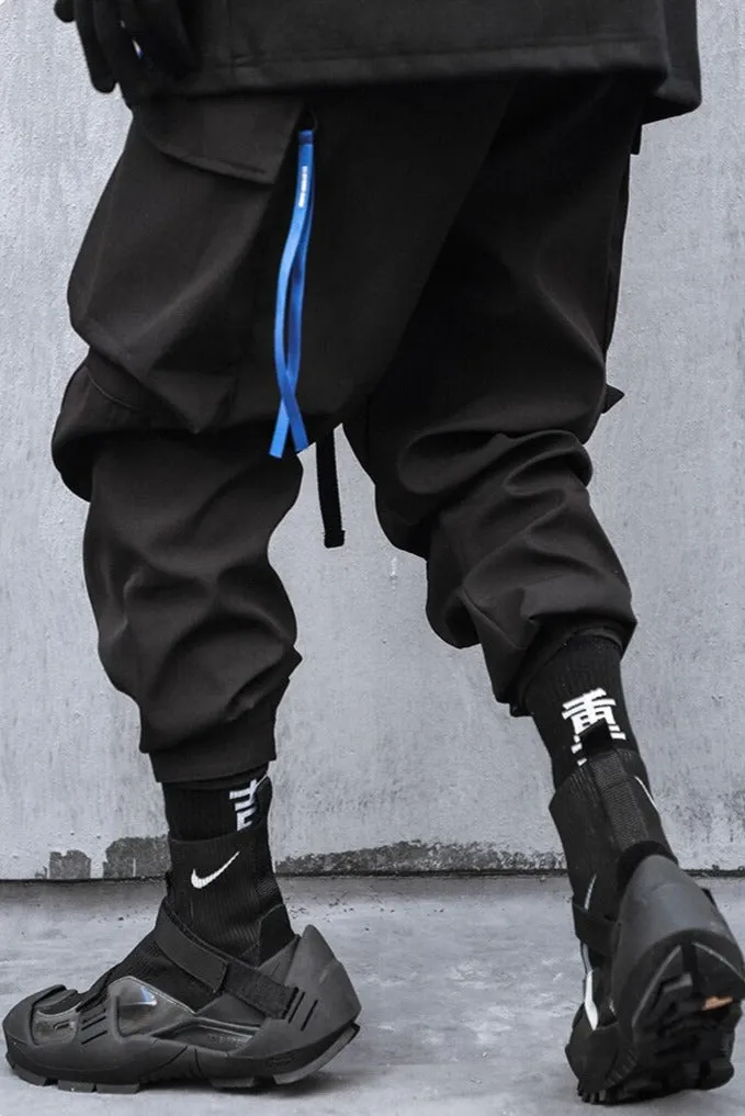 Extended Belt Strap Cargo Pants