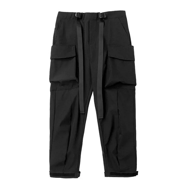 Extended Belt Strap Cargo Pants