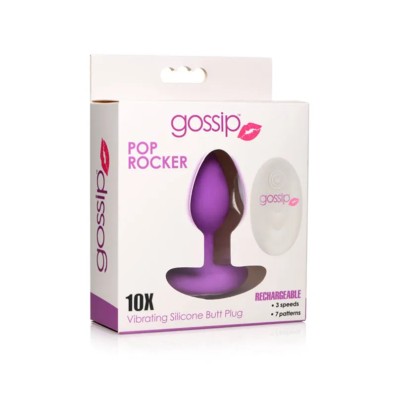 Gossip Pop Rocker Butt Plug Violet