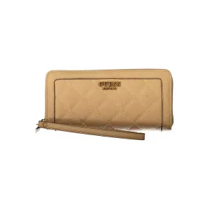 Guess Jeans Beige Polyethylene Women Wallet