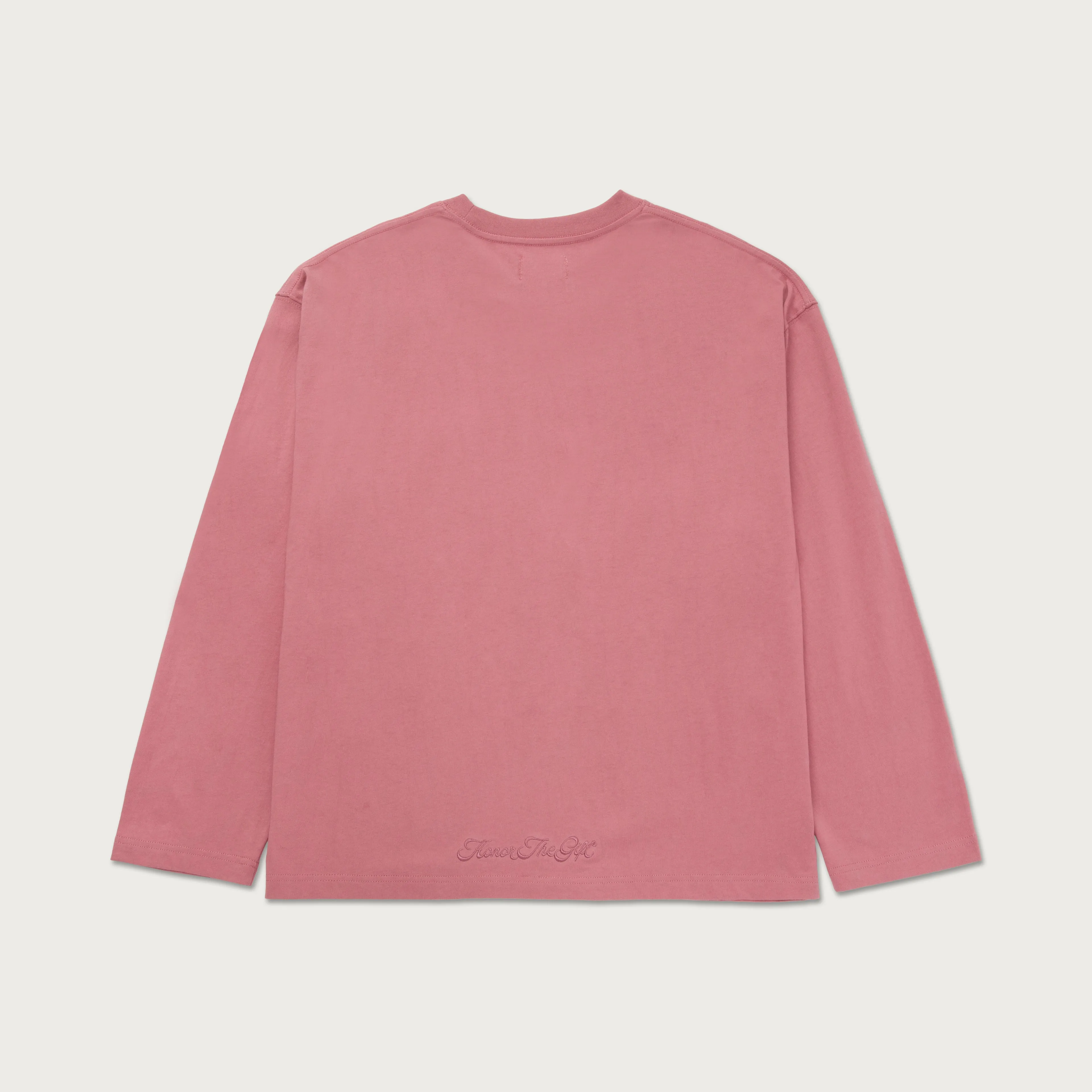 HTG® L/S Box T-Shirt - Mauve