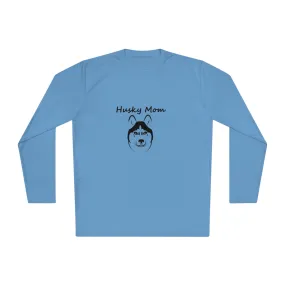 Husky Dog Mom Longsleeve T-shirt - Bella Canvas 3001U | Gifts for Her, Dog Lover Gift, Unique Pet Owner Shirt