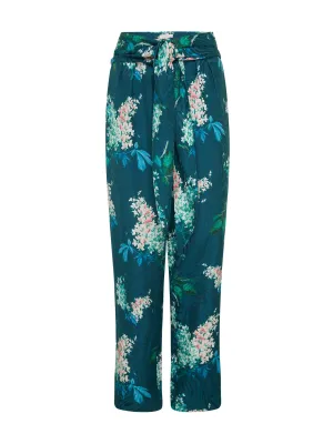 Hydrangea Floral Tie Pant