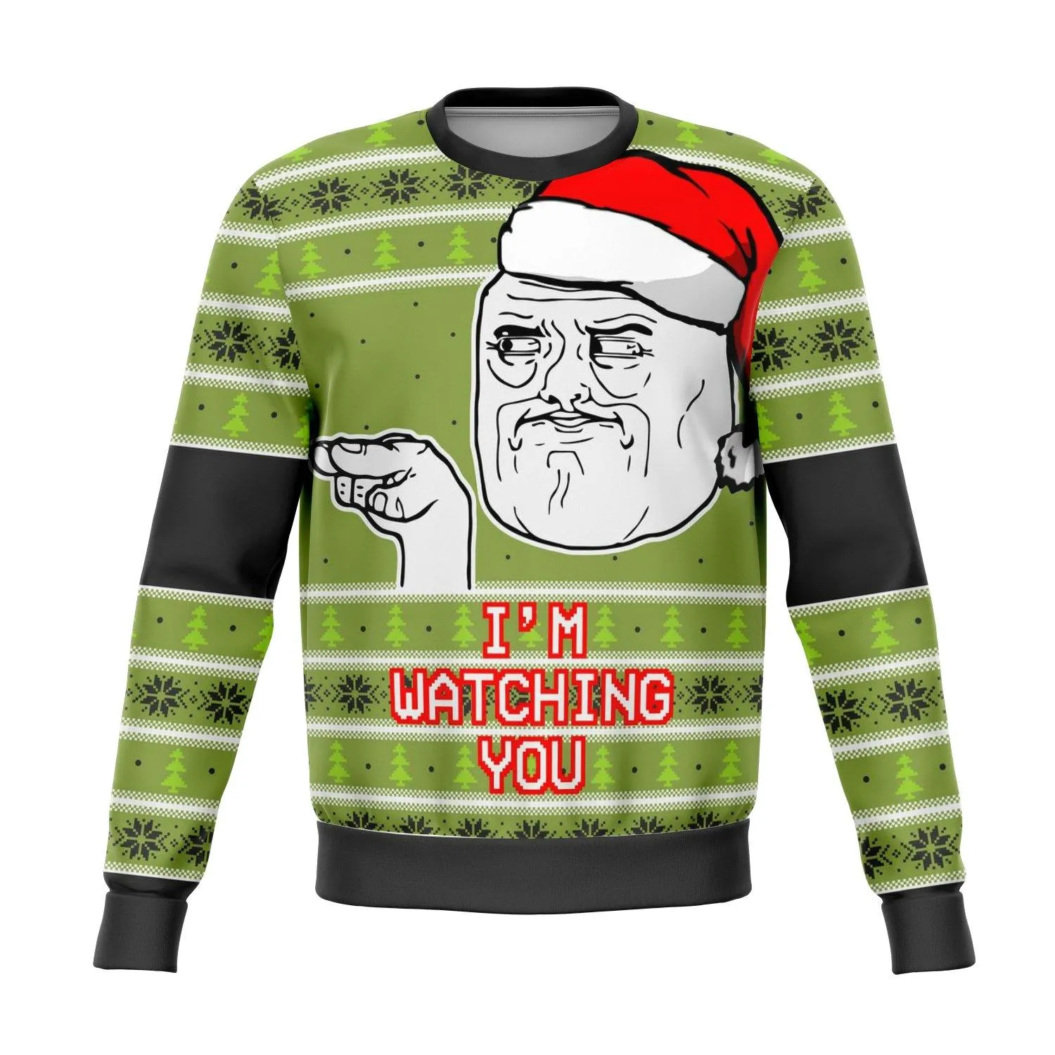 I'm Watching You Meme Ugly Christmas Sweater