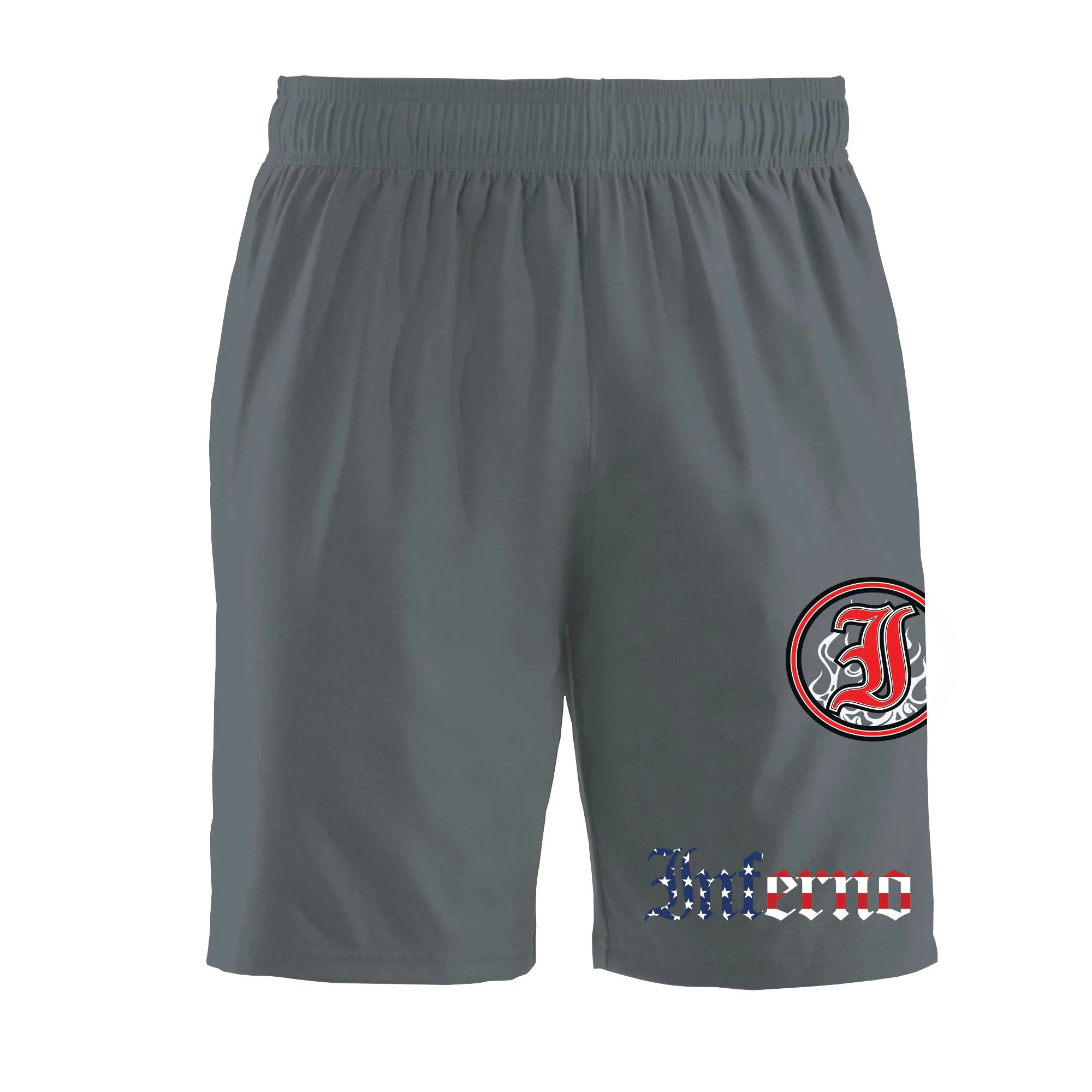 Inferno 4-Way Charcoal Microfiber Shorts