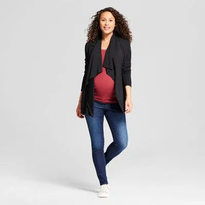 Isabel Maternity by Ingrid & Relaxed Fit Below Knee Skinny Jeans Power Stretch