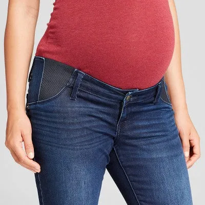 Isabel Maternity by Ingrid & Relaxed Fit Below Knee Skinny Jeans Power Stretch