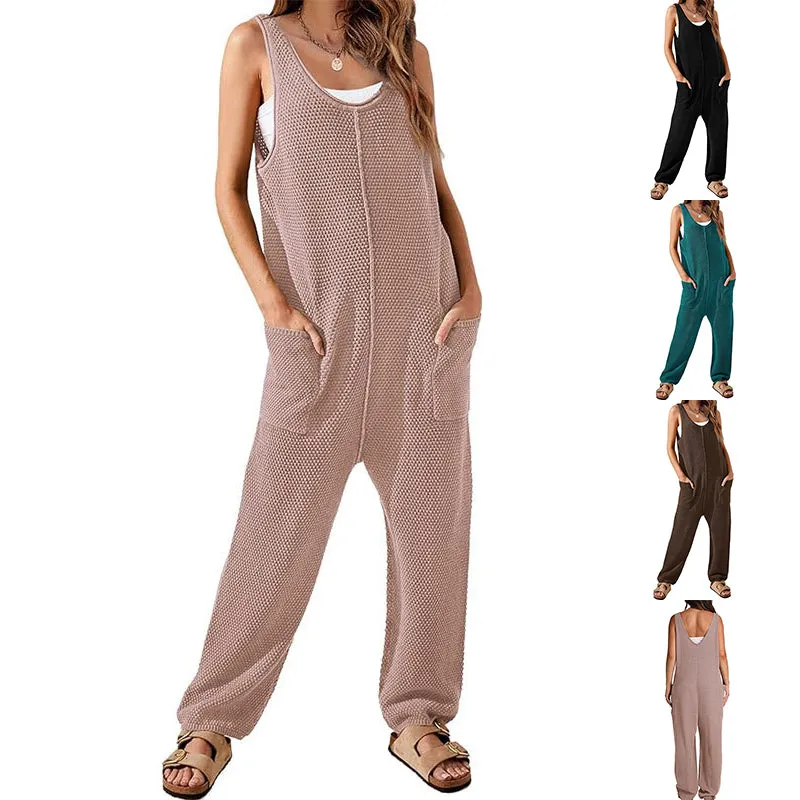 Jumpsuit Double Pocket Cargo Pants