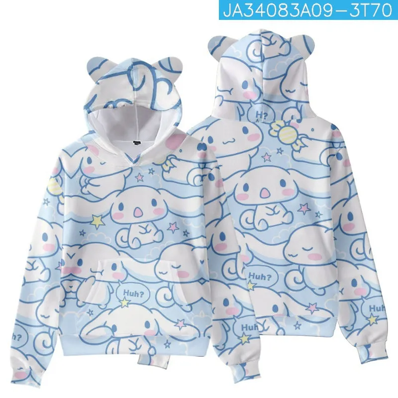 Kawaii Cinna Kids Hooded Sweater KI599