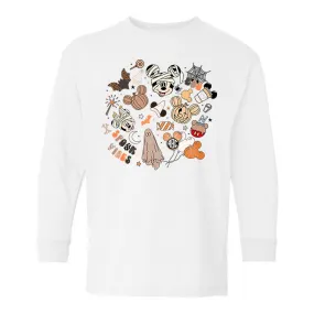 Kids Monogrammed 'Disney Halloween' Long Sleeve T-Shirt