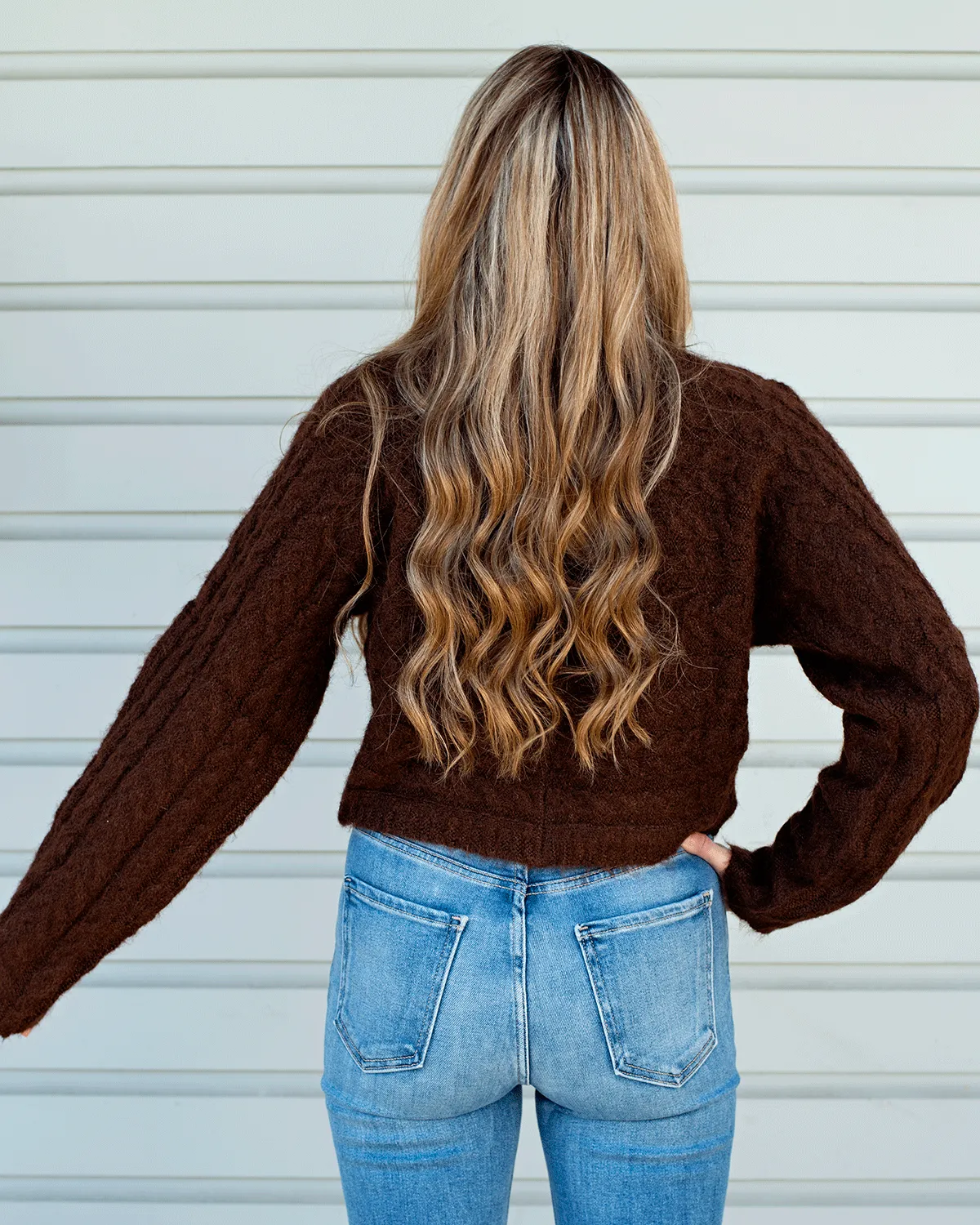 Knit Overlap Sweater