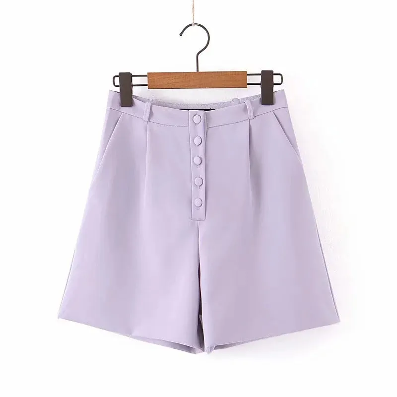 Ladies Outside The Office Lavender Pants Set