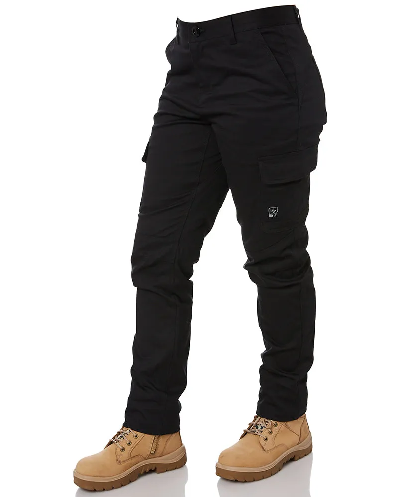 Ladies Staple Cargo Pants - Black