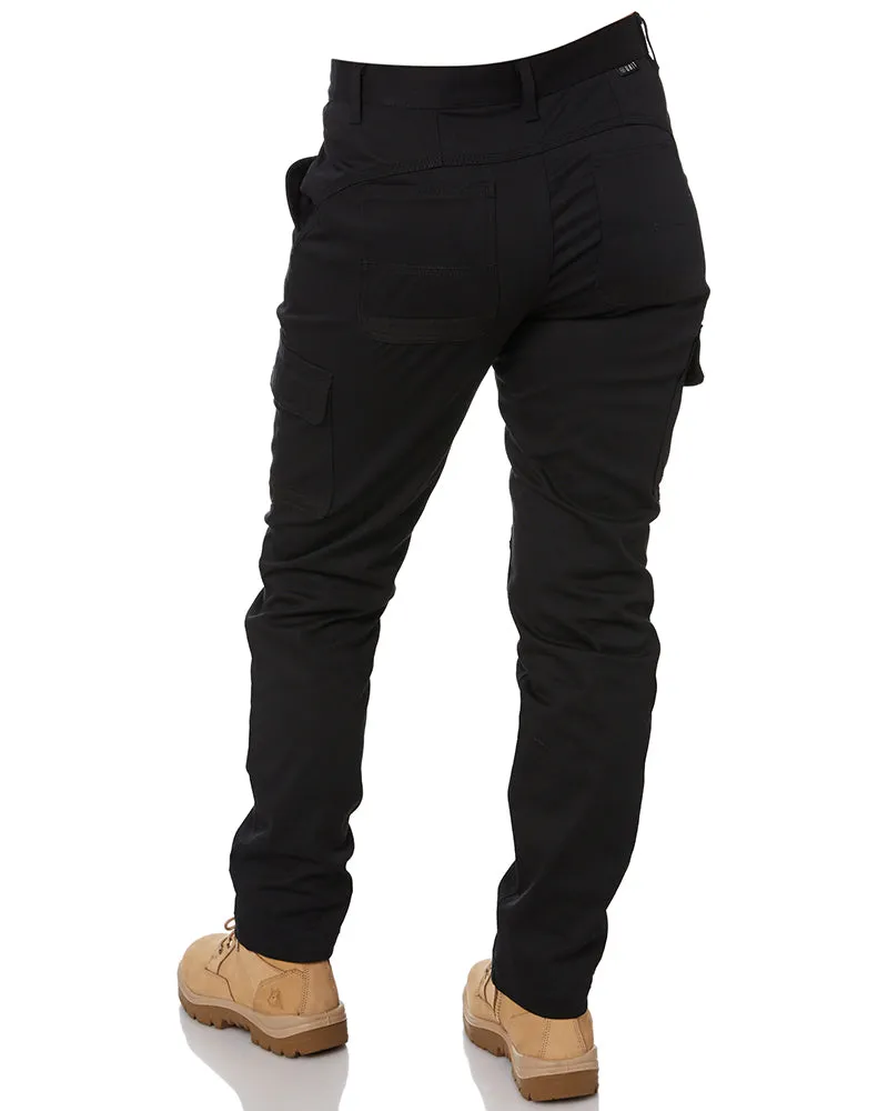 Ladies Staple Cargo Pants - Black