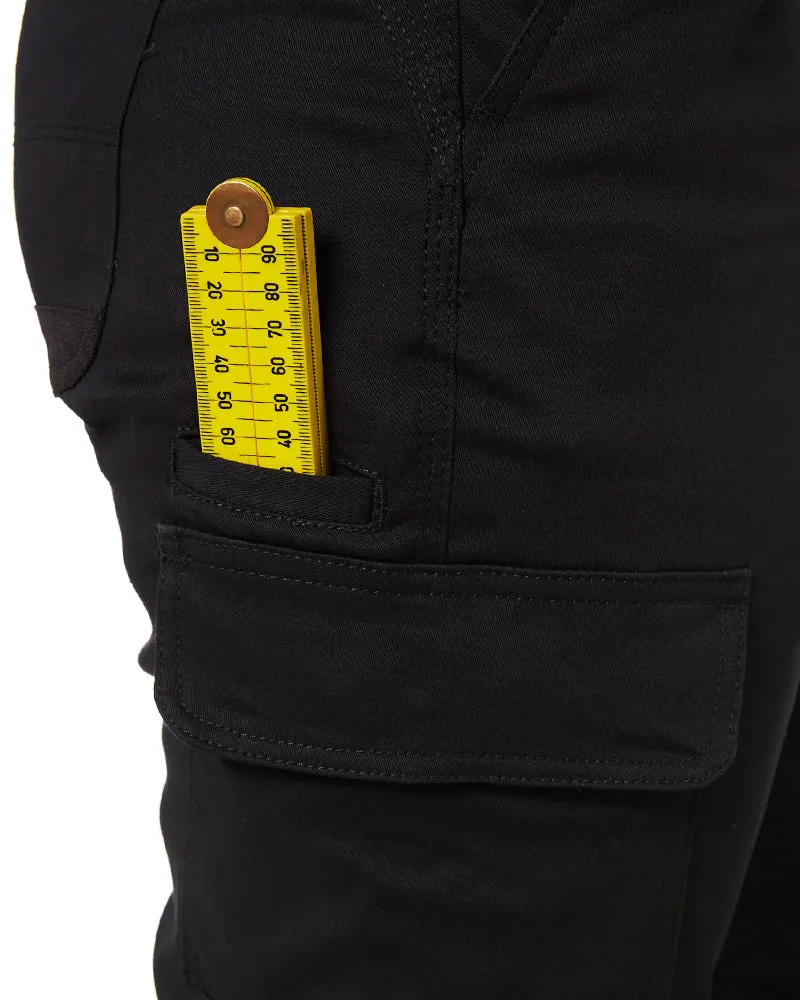 Ladies Staple Cargo Pants - Black