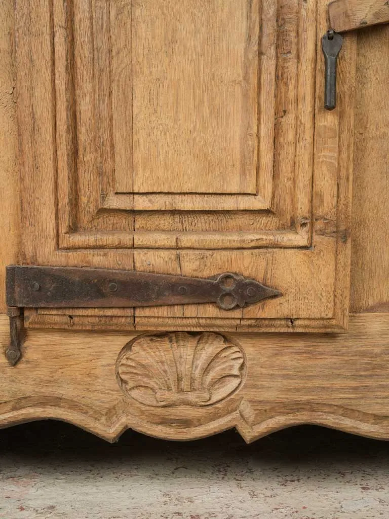 Late 18th-Century French Chestnut Wood Sideboard, 35 x 61"