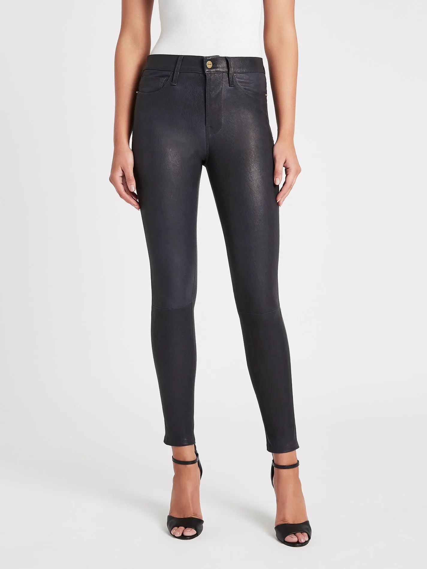 Le High Leather Skinny Pants