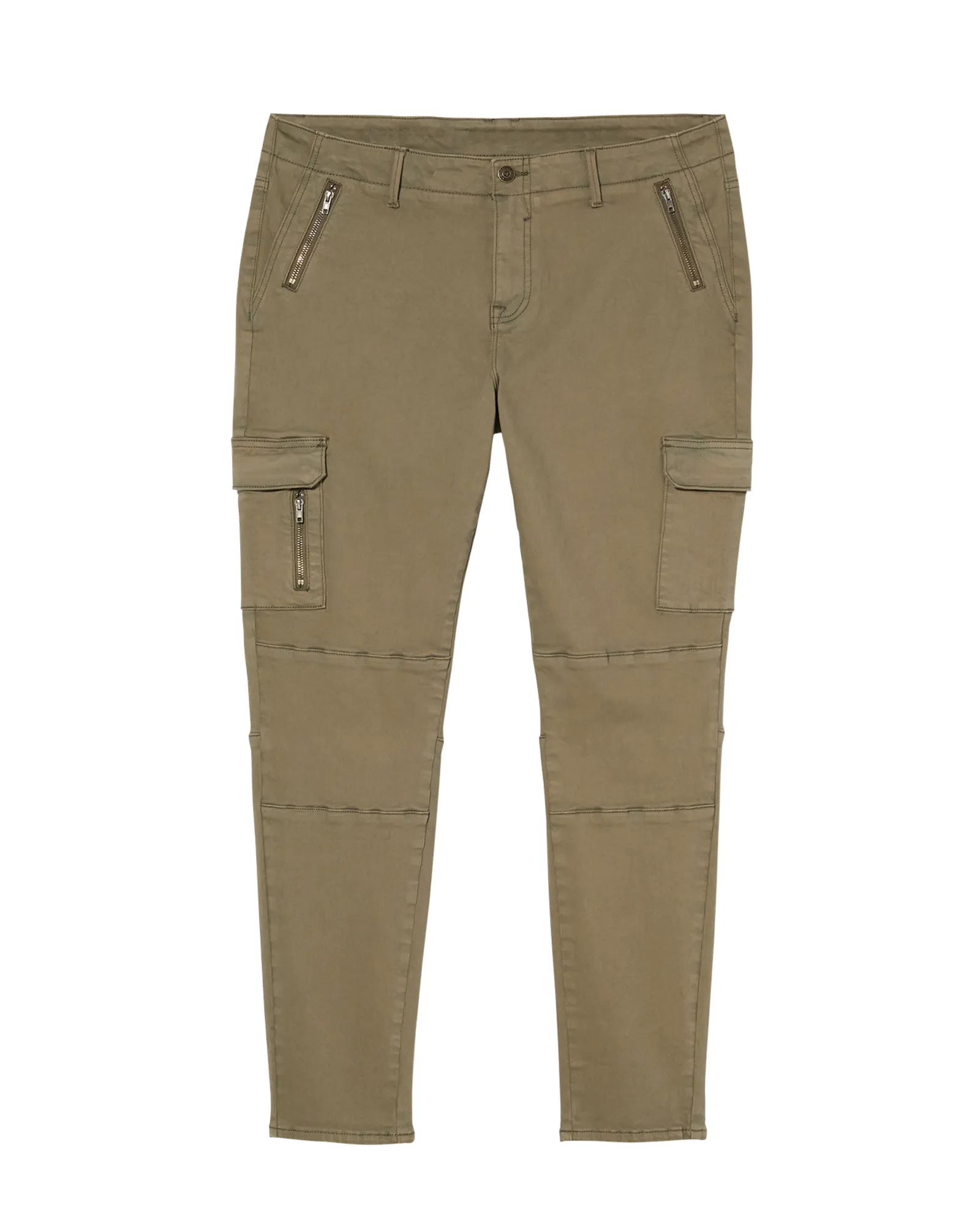 Lima Cargo Skinny Pants | Olive Green