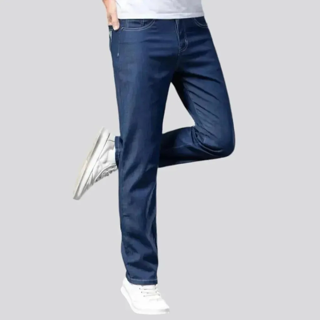 Lyocell men's tapered jeans