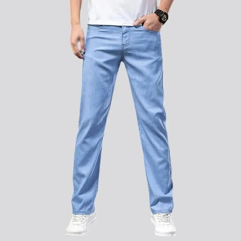 Lyocell men's tapered jeans